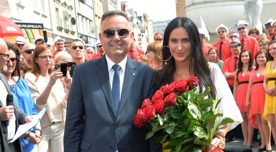 W ceremonii uczestniczył prezydent Opola – Krzysztof Kawałko (fot. I. Sobieszczuk/TVP)
