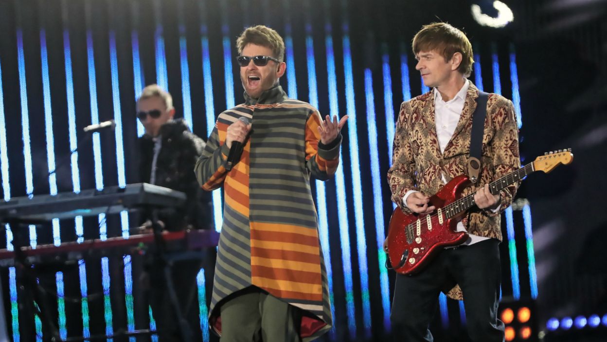 Paweł Stasiak zabrał nas na muzyczną wycieczką w lata 80. (fot. PAP/Grzegorz Momot)