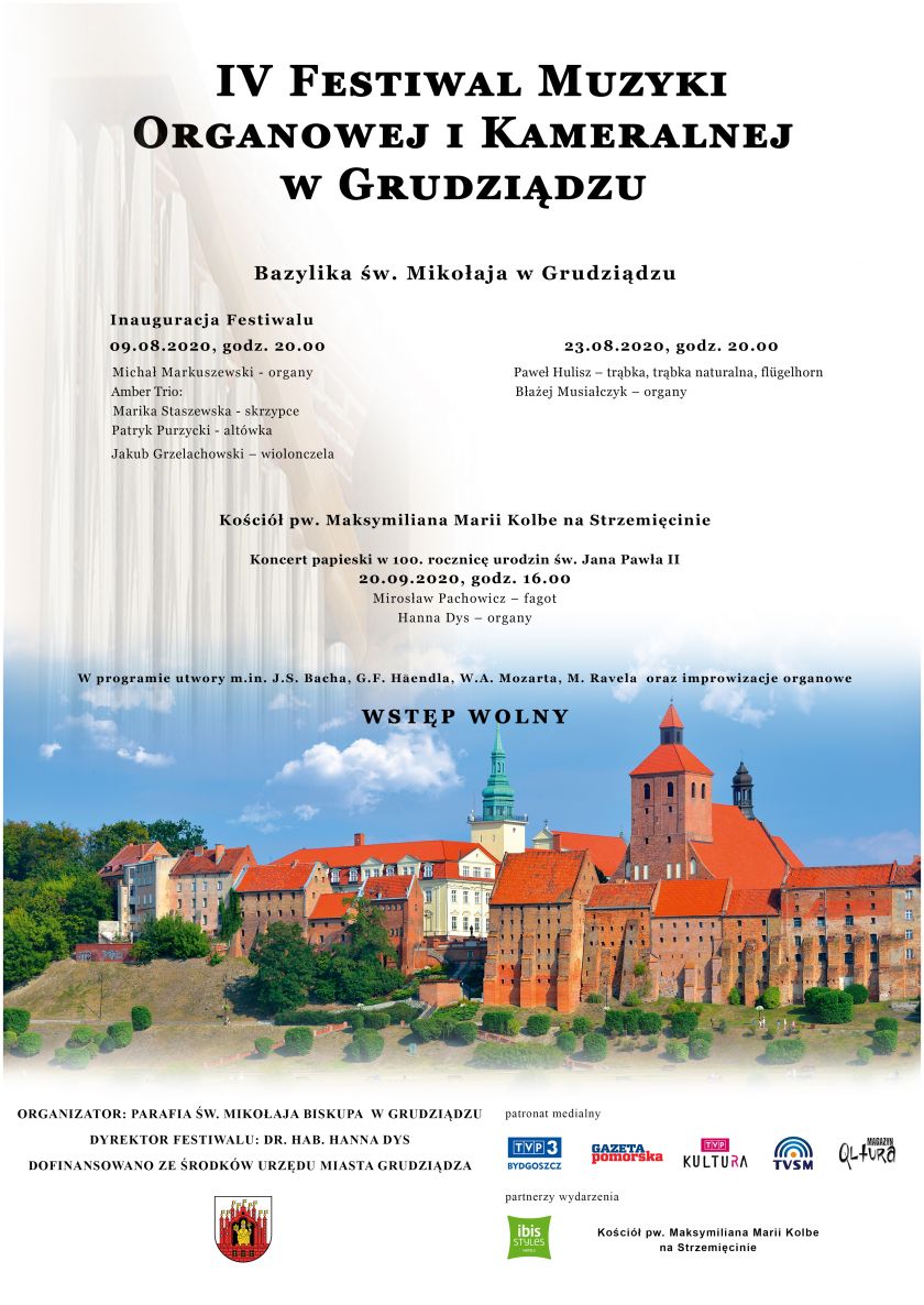 Niedziele z muzyką organową i kameralną w Grudziądzu