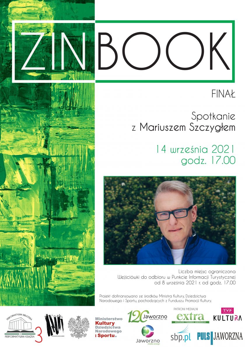 Spotkanie z Mariuszem Szczygłem. Finał cyklu Zin-book