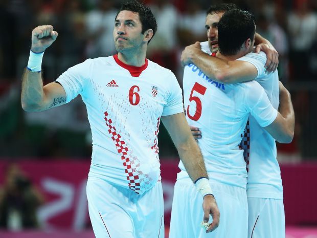 Chorwaci zdobyli trzeci w historii olimpijski medal w piłce ręcznej (fot. Getty Images)
