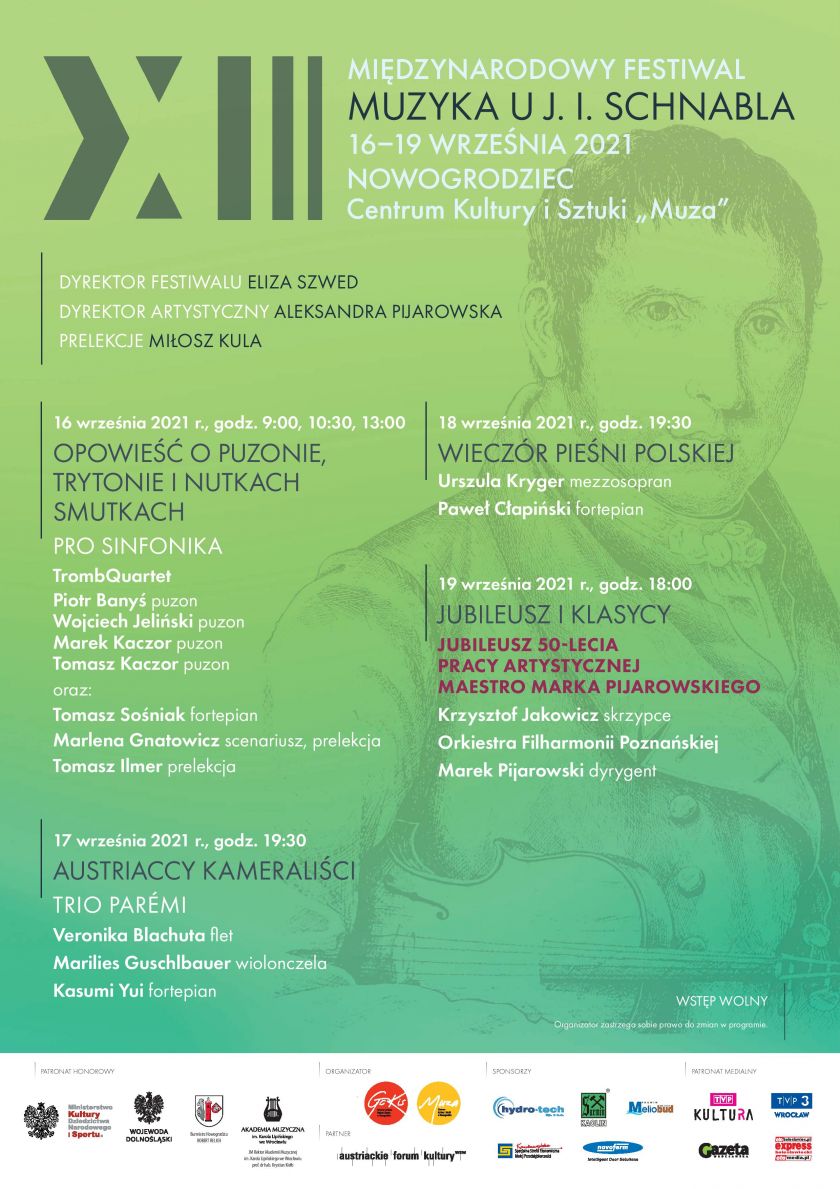 XIII Międzynarodowy Festiwal „Muzyka u Józefa Ignacego Schnabla”