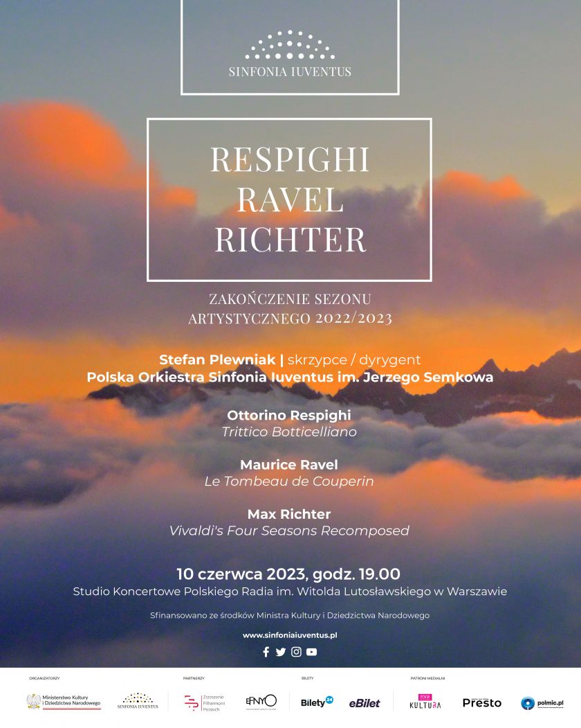 RESPIGHI | RAVEL | RICHTER. ZAKOŃCZENIE SEZONU ARTYSTYCZNEGO 2022/2023