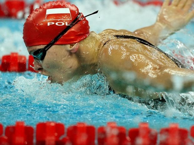 Otylia Jędrzejczak w Londynie zaprezentowała sie poniżej oczekiwań (fot. Getty Images)