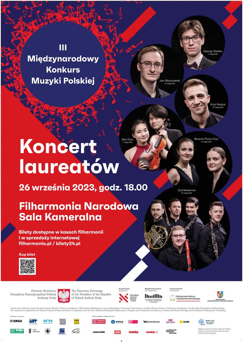 Koncert laureatów III Międzynarodowego Konkursu Muzyki Polskiej 