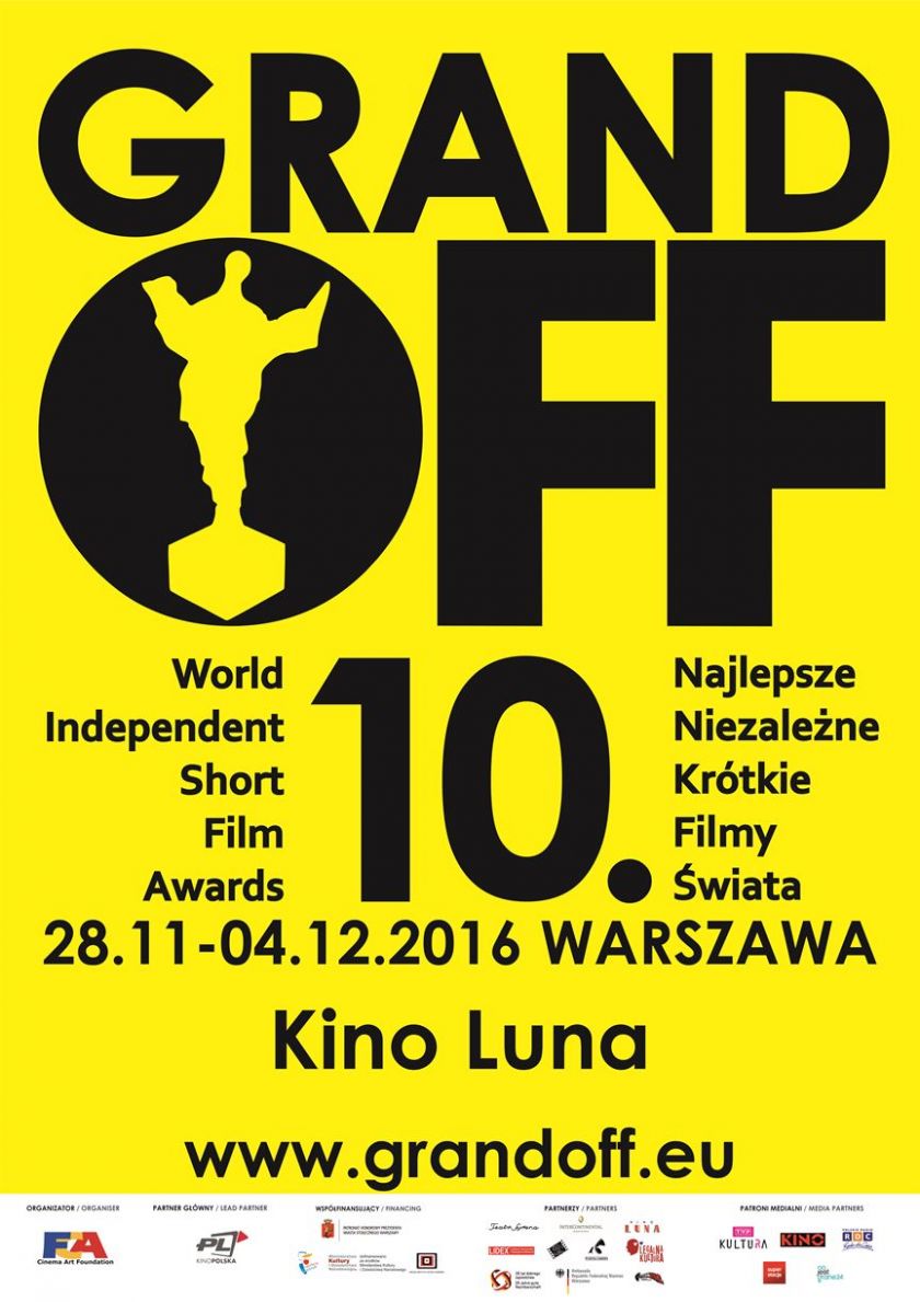 10. edycja Festiwalu Grand Off rusza 28 listopada w warszawskim Kinie Luna