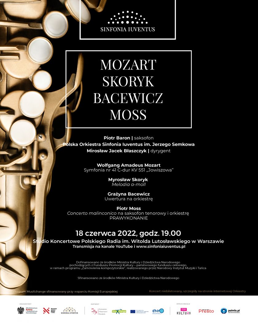 Koncert MOZART | SKORYK | BACEWICZ | MOSS