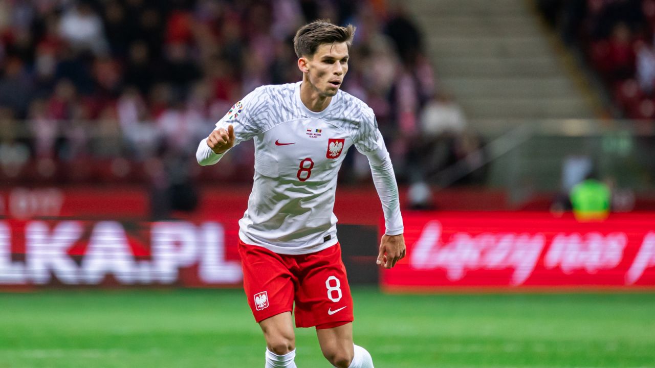 Filip Marchwiński w ubiegłym roku zadebiutował w dorosłej reprezentacji Polski (fot. Getty Images)
