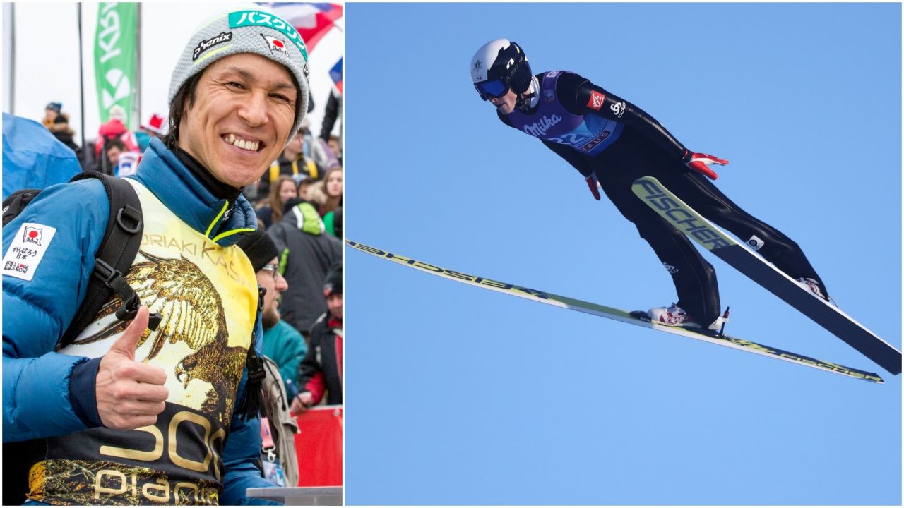 Noriaki Kasai (L) i Jonathan Learoyd (fot. Getty)