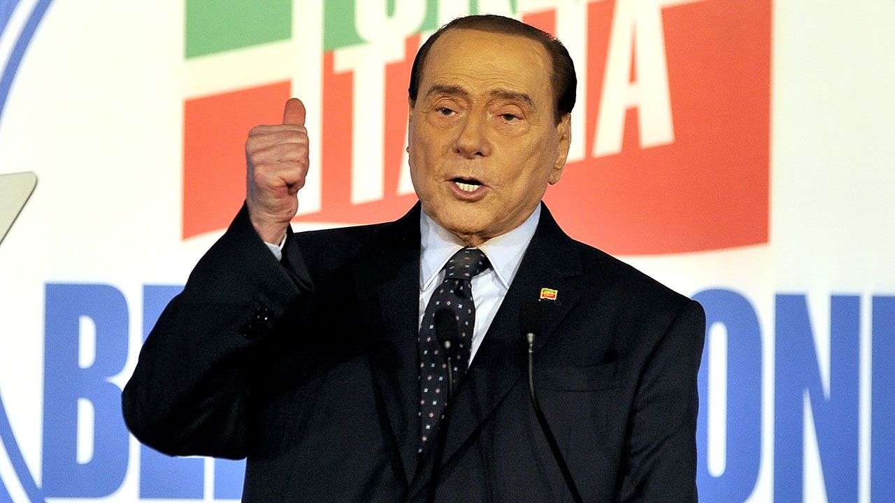 Były premier Włoch Silvio Berlusconi (fot. Vincenzo Izzo/LightRocket via Getty Images)