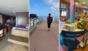 W takich warunkach mieszkają surferzy na igrzyskach Paryż 2024 (Fot. 