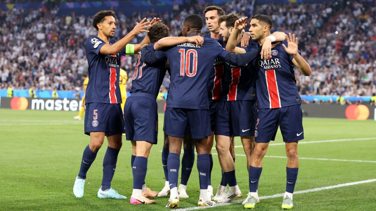 Piłkarze Paris Saint-Germain w finale Ligi Mistrzów wygrali z Interem Mediolan 5:0 (fot. Getty Images)