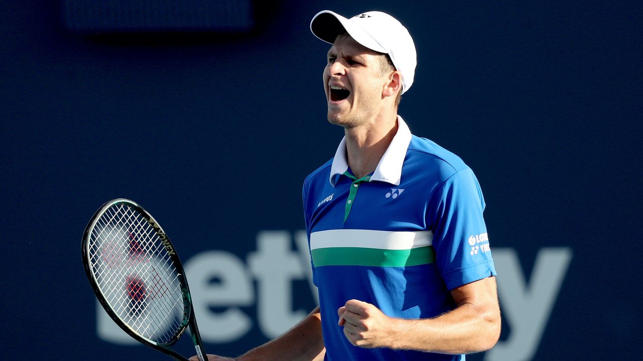 Hubert Hurkacz świetnie radzi sobie na Florydzie (fot. Matthew Stockton/Getty Images) Hubert Hurkacz świetnie radzi sobie na Florydzie (fot. Matthew Stockton/Getty Images)