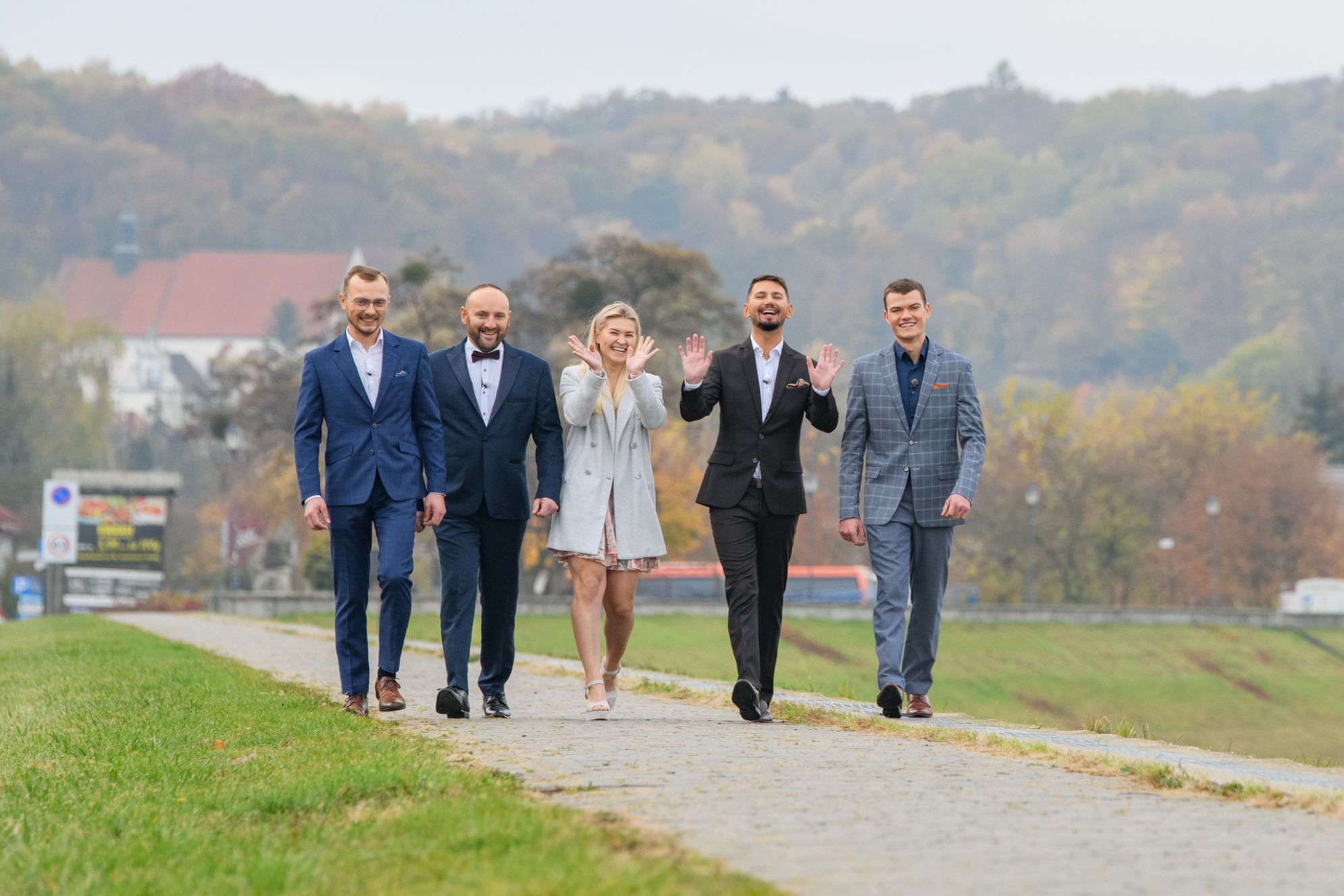Podczas finału wszyscy wyglądali na szczęśliwych. Fot. TVP
