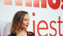 Fot. Ewa Kalinowska/Weronika Książkiewicz na premierze filmu "Miłość jest blisko"