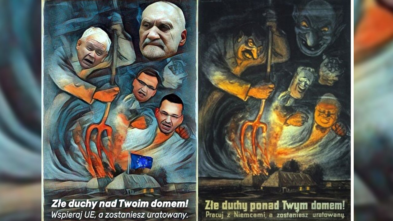 Poseł PO opublikował plakat, w którym polityków PiS przyrównano m.in. do Stalina (fot. TT/Piotr Woźniak) Poseł PO opublikował plakat, w którym polityków PiS przyrównano m.in. do Stalina (fot. TT/Piotr Woźniak)
