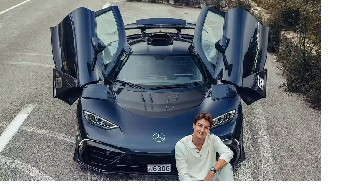 George Russell i jego Mercedes AMG-One (fot. George Russell Instagram)