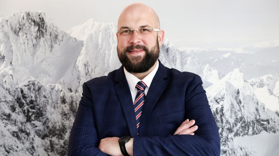 Burmistrz Zakopanego Łukasz Filipowicz.