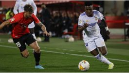 Vinicius zdobył bramkę na 1:0 dla Realu Madryt (fot. PAP).