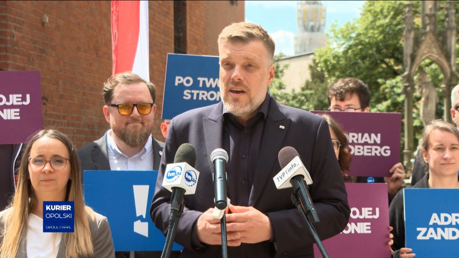 Ostatnia prosta kampanii. Adrian Zandberg w Opolu