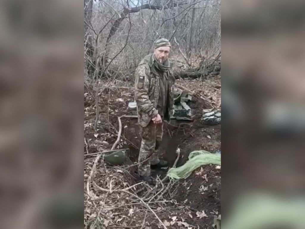 Няскораны баец ЗСУ Аляксандр Маціеўскі, які перад смерцю у твар расейскім салдатам сказаў «Слава Украіне!». (Фота: Deep State / Telegram)