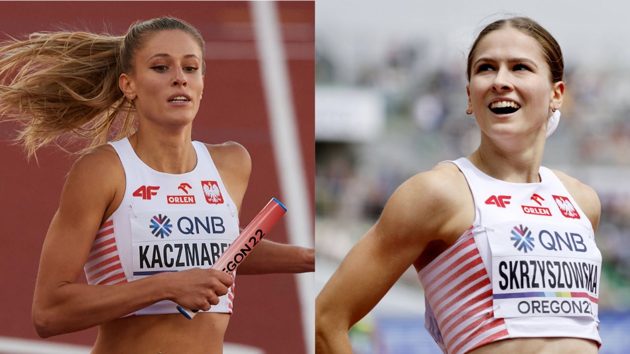 Natalia Kaczmarek i Pia Skrzyszowska (fot. PAP)