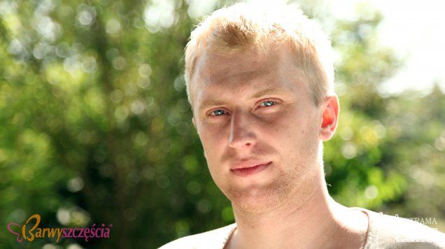 Dobromir Dymecki jako serialowy Przemek