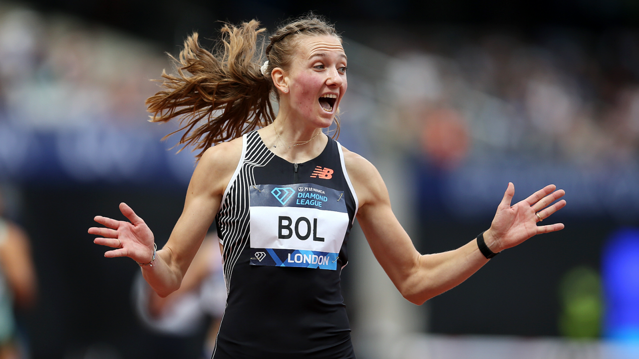 Femke Bol ustanowiła w niedzielę rekord Europy na 400 m ppł (fot. Getty)