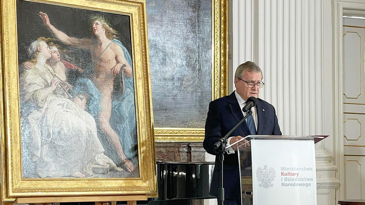 Wicepremier, minister kultury i dziedzictwa narodowego Piotr Gliński (fot. tt/@kultura_gov_pl)