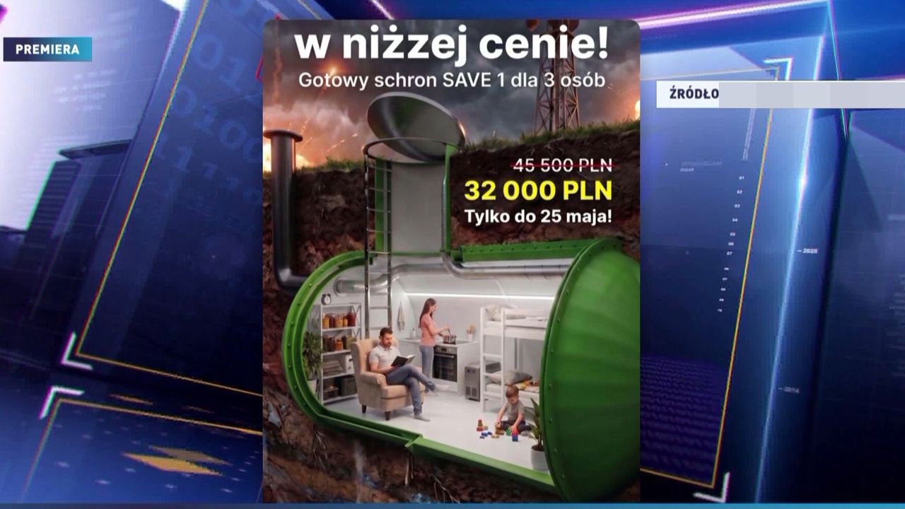 „Sprawdzamy”. Czy schrony z reklamy, rzeczywiście nas ochronią?