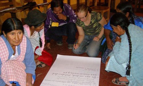 First mission in Bolivia 2009-2010 - training for catechists and caregivers. Photo DO-Ż archive