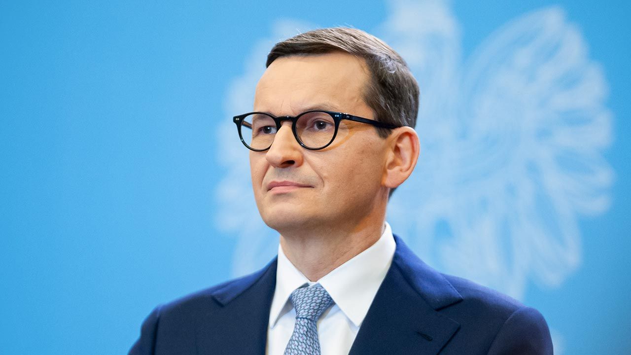 Premier Mateusz Morawiecki (fot. MARCIN BANASZKIEWICZ / FOTONEWS)