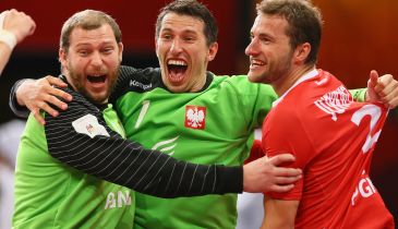 Sławomir Szmal (Ś), Mariusz Jurkiewicz (P) (fot. Getty)