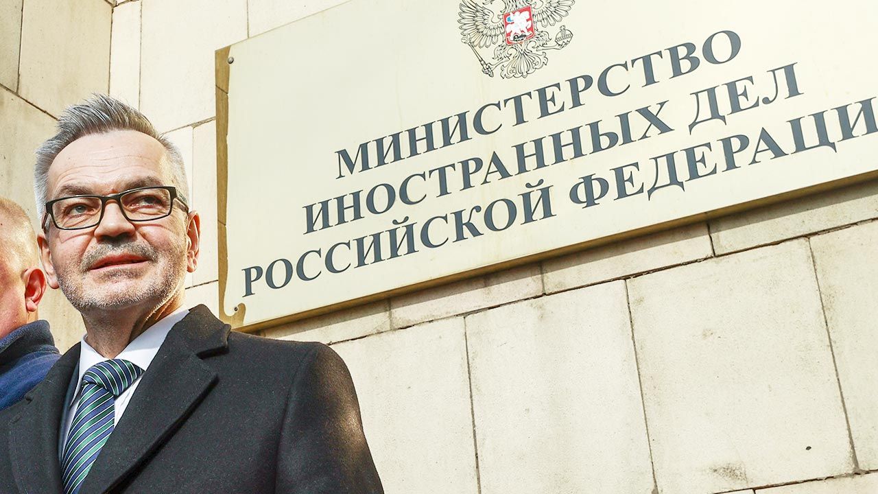Ambasador Krzysztof Krajewski (fot. Forum/ Alexander Shcherbak/TASS