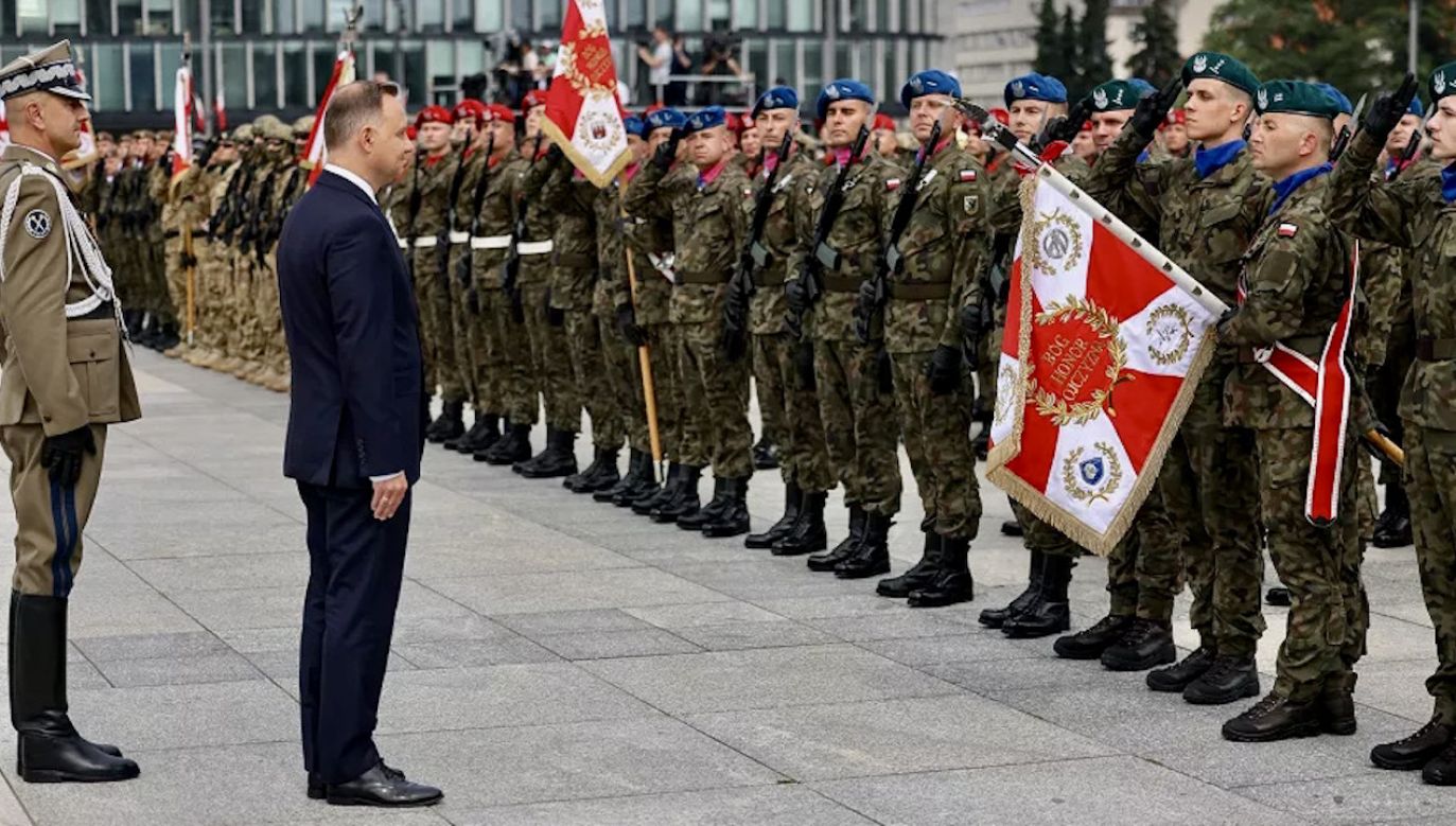 Prezydent Andrzej Duda wręczył nominacje generalskie (fot. Jakub Szymczuk/KPRP)