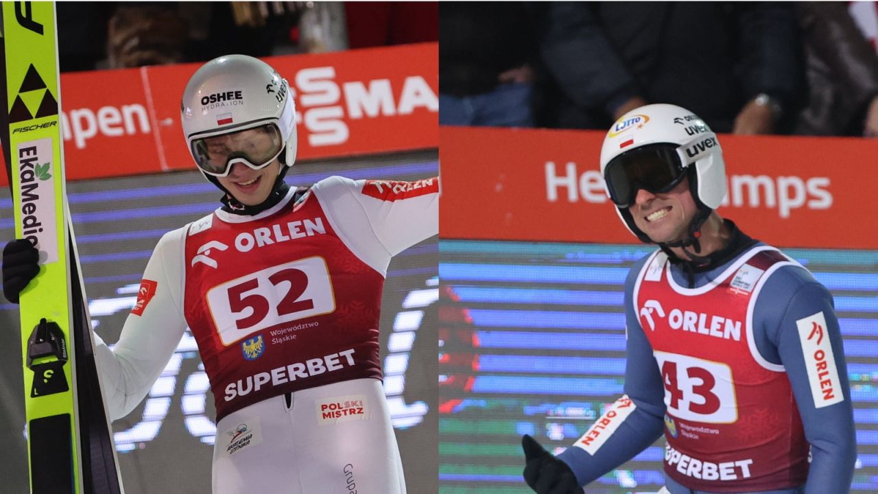 Dzieli ich 20 lat, w niedzielę dźwignęli polskie skoki. Kacper Tomasiak i Piotr Żyła bohaterami