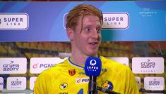 Tomasz Gębala, rozgrywający Łomża Vive Kielce (fot. TVP)