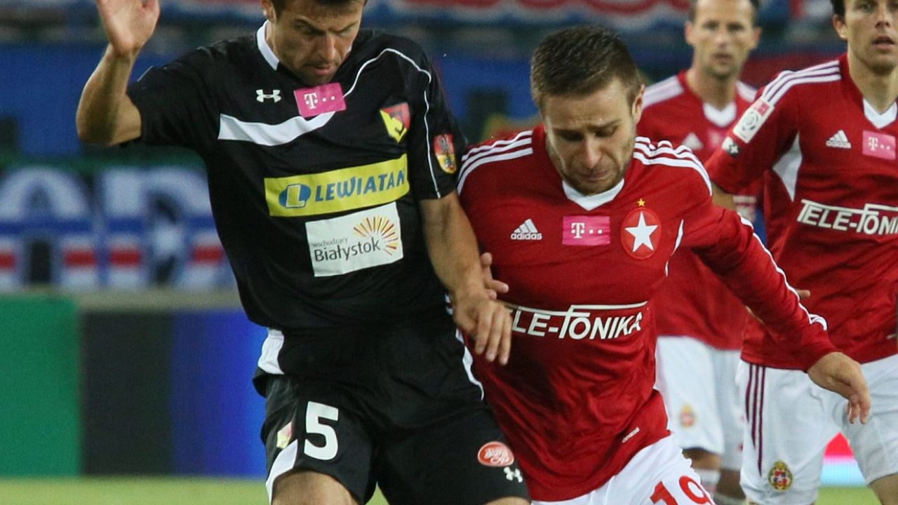 Tomasz Bandrowski i Patryk Małecki (fot. PAP/Stanisław Rozpędzik)
