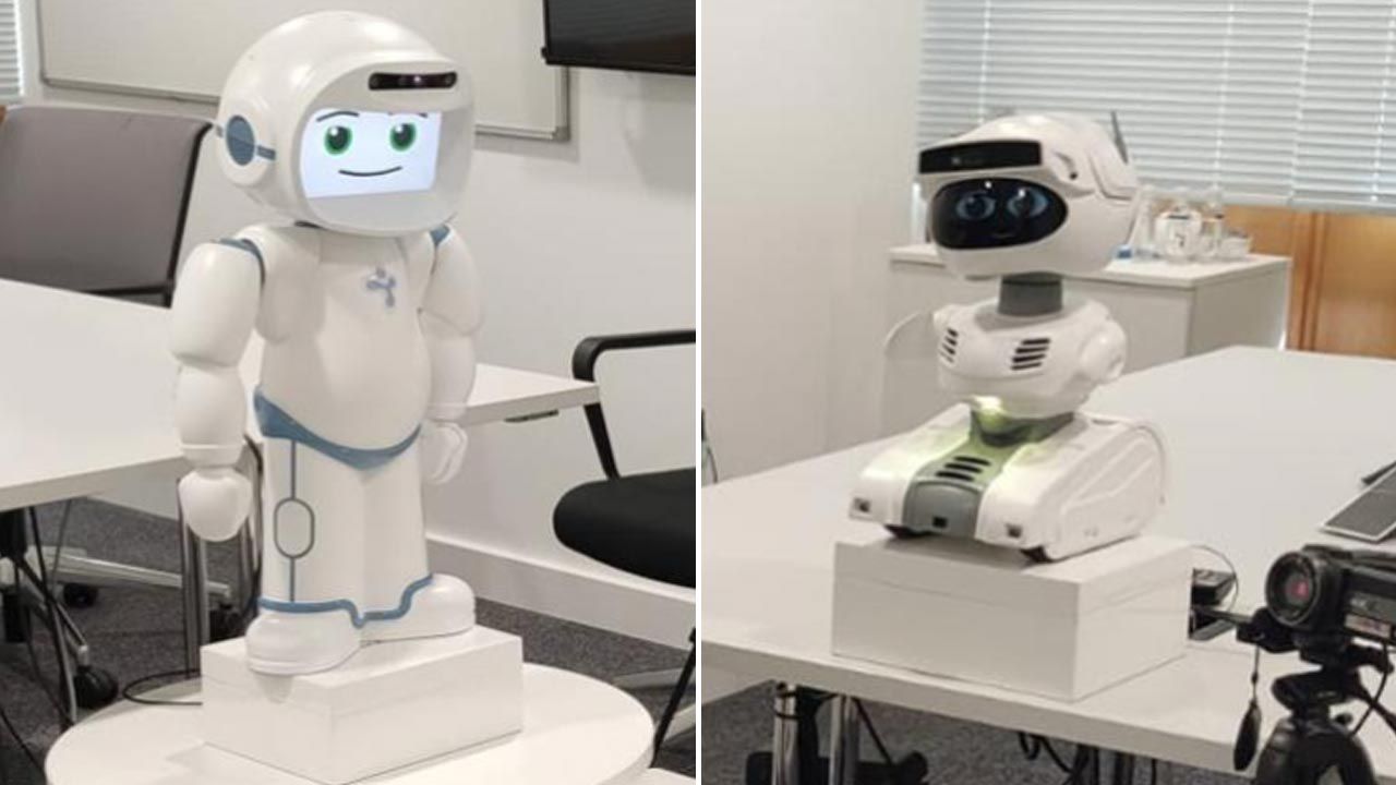 Roboty, które mają poprawiać samopoczucie pracowników (fot. University of Cambridge)