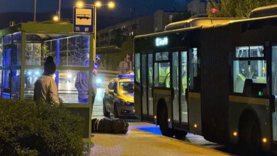 Poznań, bójka w autobusie 193, Bułgarska (fot. poznan_moment)
