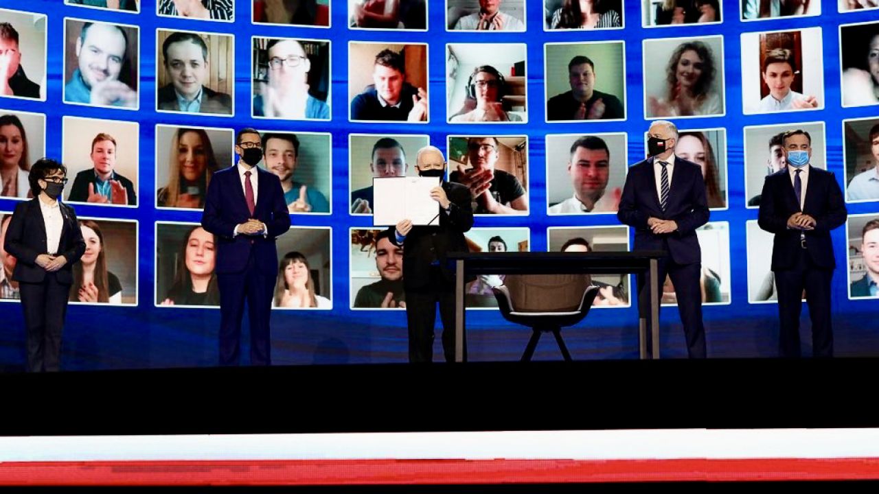 W sobotę zaprezentowano program Polski Ład (fot. tt/@pisorgpl) W sobotę zaprezentowano program Polski Ład (fot. tt/@pisorgpl)