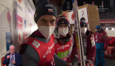 Polska "mafia" w Oberstdorfie (fot. TVP)
