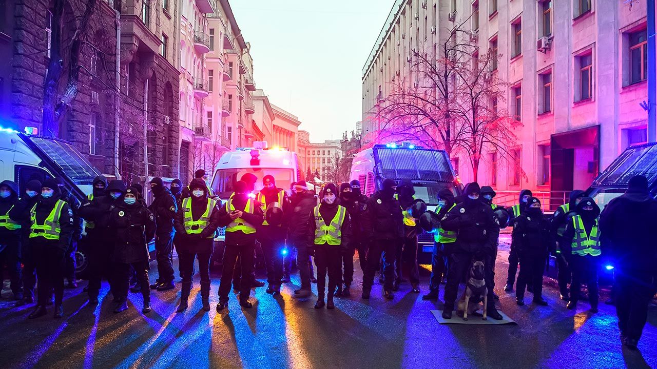 Policja użyła gazu łzawiącego (fot. Maxym Marusenko/NurPhoto via Getty Images, zdjęcie ilustracyjne) Policja użyła gazu łzawiącego (fot. Maxym Marusenko/NurPhoto via Getty Images, zdjęcie ilustracyjne)