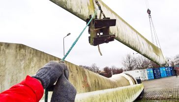 Utylizacja łopat turbin wiatrowych to problem (fot.  Mikołaj Miśkiewicz / Politechnika Gdańska)