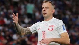 Kamil Grosicki z prawej (fot. Getty)