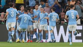 Piłkarze Manchesteru City (fot. Getty Images)