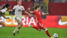 Polska – Belgia, piłka nożna, el. MŚ kobiet (fot. PAP)