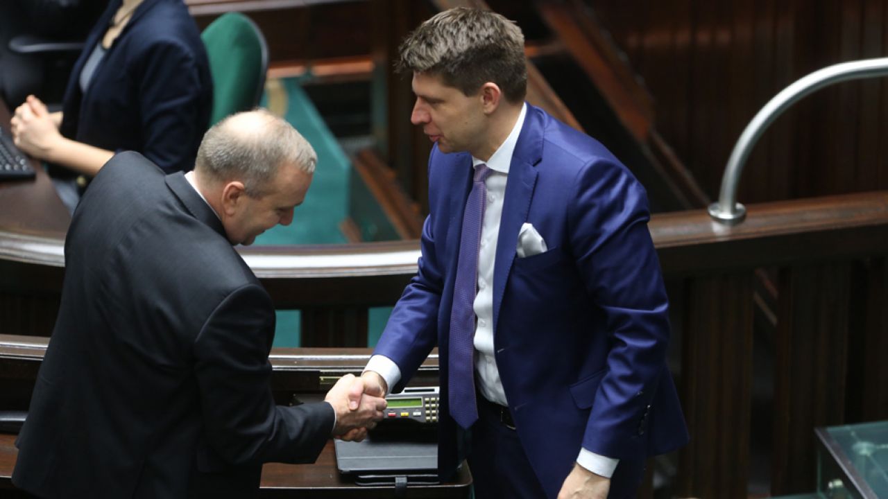 Grzegorz Schetyna i Ryszard Petru mają współpracować jako liderzy partii opozycyjnych (fot. PAP/Leszek Szymański)