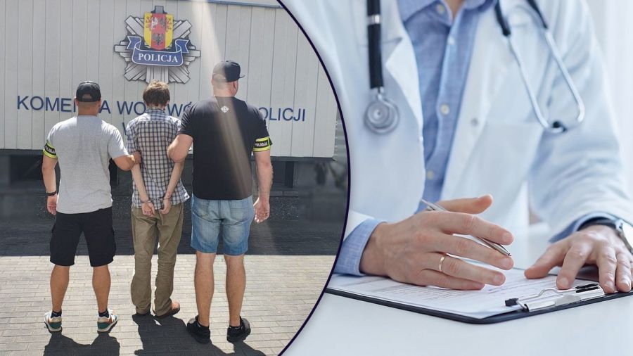 Lekarz z Łodzi usłyszał 215 zarzutów dotyczących wystawiania recept na środki odurzające (fot. Shutterstock; Policja)