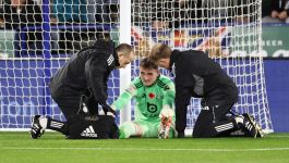 Jakub Stolarczyk doznał kontuzji w meczu z Middlesbrough (fot. Getty). Jakub Stolarczyk doznał kontuzji w meczu z Middlesbrough (fot. Getty).